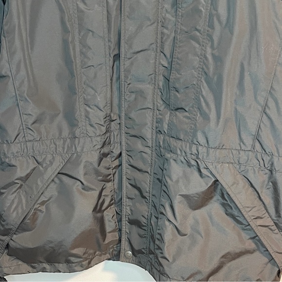 Columbia Hooded Interchange Windbreaker Parka Core Gray Black L - Picture 8 of 8